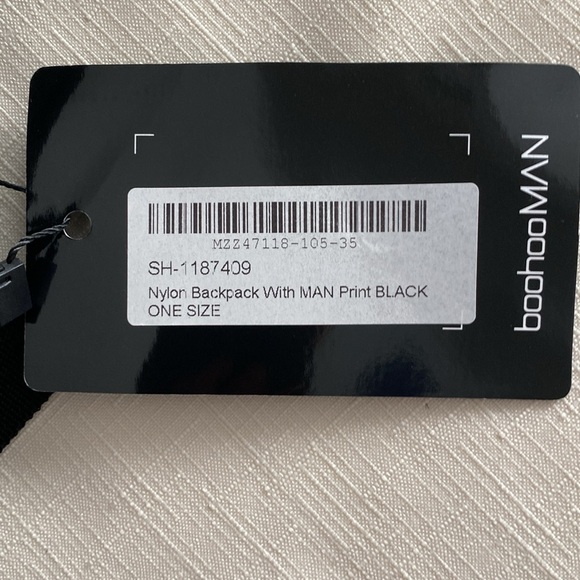 boohoo MAN Nylon Backpack - Picture 9 of 9